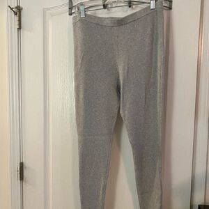 Lane Bryant Light Gray Pull On Ribbed Knit Pants size 20
